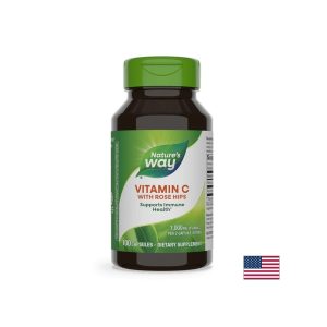 Nature’s Way, Витамин С + Шипка 500 мг x 100 капсули