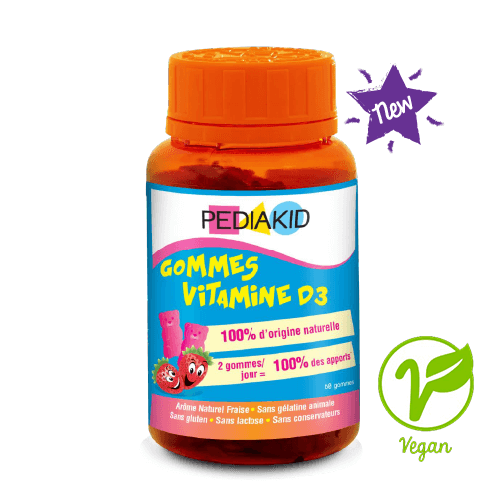 gommes vitamine D3 ПЕДИАКИД Дъвчащи мечета