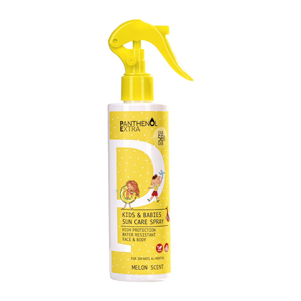 kids-babies-sun-care-spray-spf50 Слънцезащитен спрей за деца и бебета SPF 50 "Пантенол екстра", 250 мл.