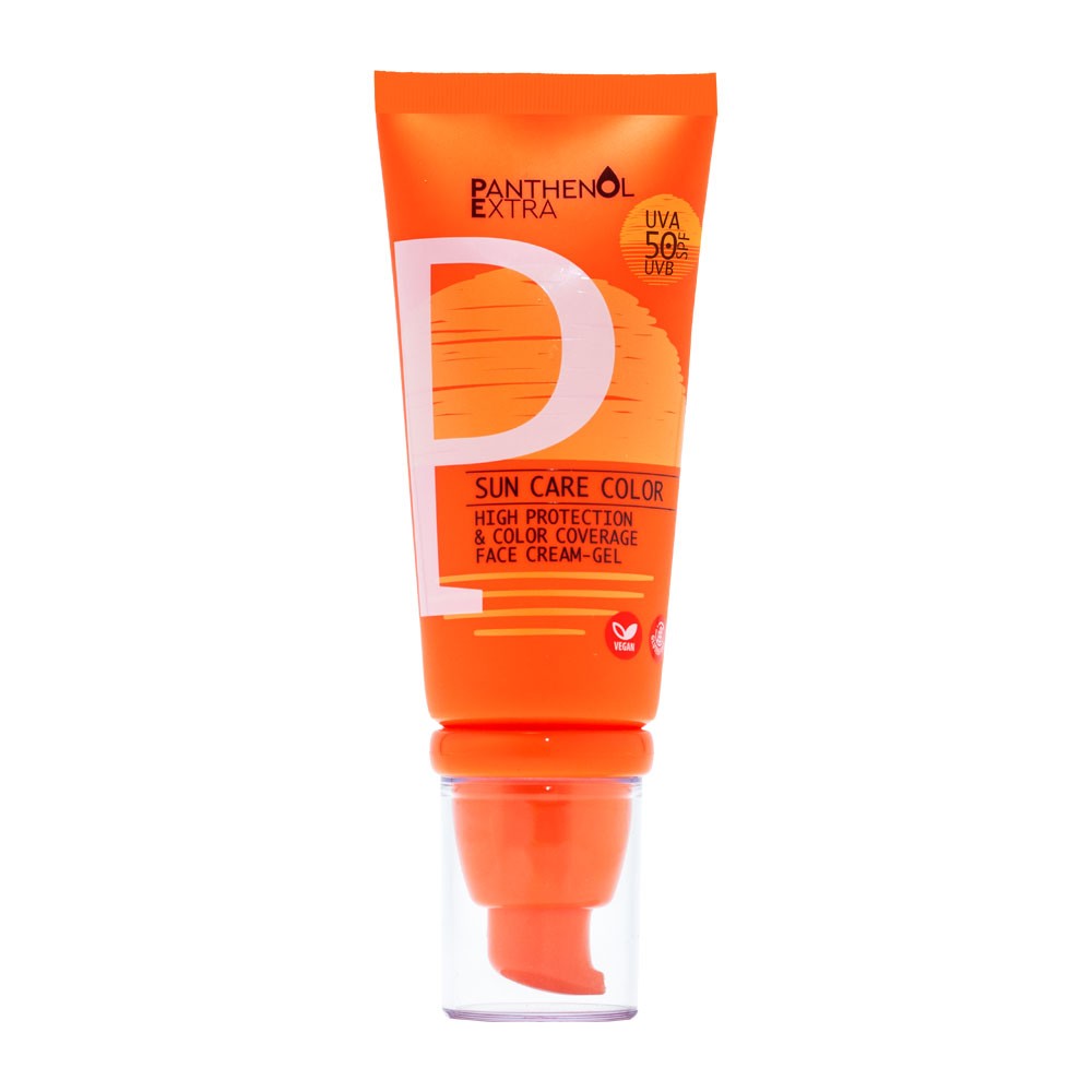 sun-care-color-gel-cream-spf50 Слънцезащитен тониран крем-гел за лице, SPF 50 - 50 мл.