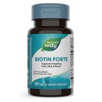 Nature’s Way, Biotin Forte® – Биотин форте® с цинк, 60 таблетки