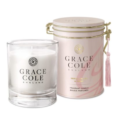 GRACE COLE, Ароматна свещ Ванилия и Божур, 200 гр GRACE COLE, Ароматна свещ Ванилия и Божур, 200 гр