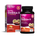 SEA-LICIOUS® Ultra Oмега-3 + Витамин D3 х 60 капсули