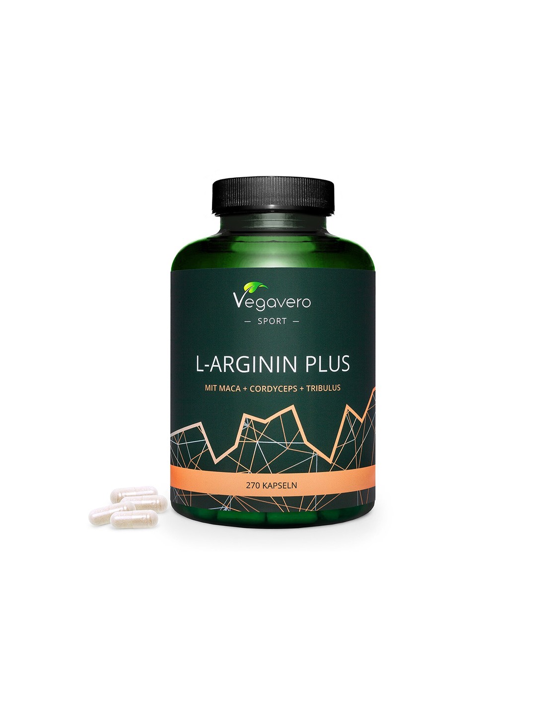 Л-Аргинин Плюс Мака, Кордицепс и Трибулус - L-Arginin Plus (mit Maca, Cordyceps, Tribulus), 270 капсули Л-Аргинин Плюс Мака, Кордицепс и Трибулус - L-Arginin Plus (mit Maca, Cordyceps, Tribulus), 270 капсули