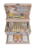 Markwins kids, Детски куфар Lip Smacker, с гримове на 3 нива, 19 части
