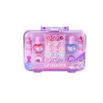Markwins kids, Детско пластмасово лилаво куфарче Lip Smacker с гримове, 22 части