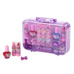 Markwins kids, Детско пластмасово лилаво куфарче Lip Smacker с гримове, 22 части