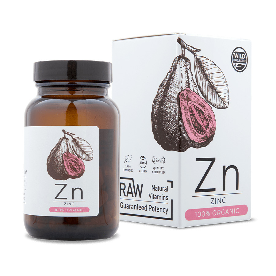 Endoca, ORGANIC ZINC – Органичен ЦИНК, 60 капсули
