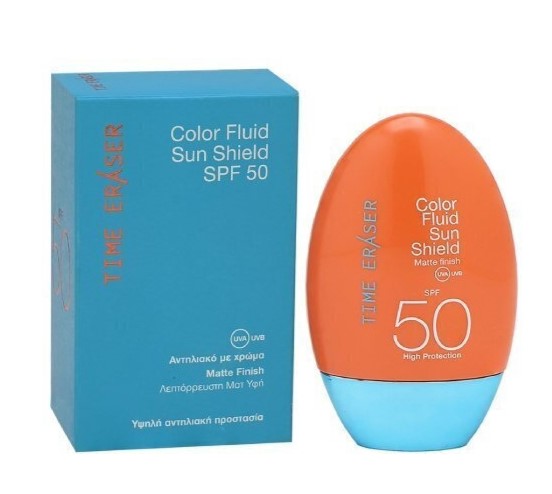 Panthenol Extra, Time Eraser Colour Fluid Sun Shield, Слънцезащитен флуид за лице с цвят SPF50, 50 ml Panthenol Extra, Time Eraser Colour Fluid Sun Shield, Слънцезащитен флуид за лице с цвят SPF50, 50 ml