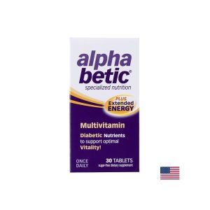 Енергизиращи мултивитамини за диабетици – Alpha betic®, 30 таблетки
