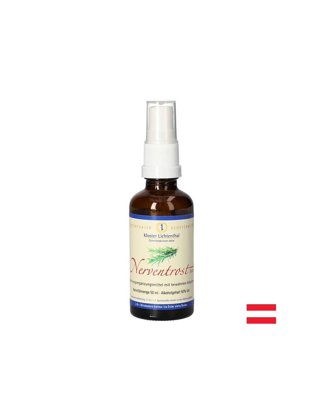 Билкова формула за нервната система, 50 ml спрей