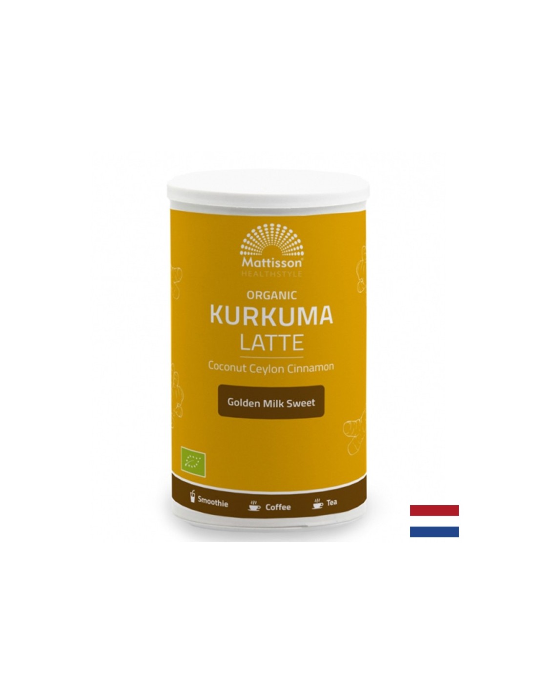 Био Лате Куркума с Кокос и Цейлонска канела, 175 mg прах