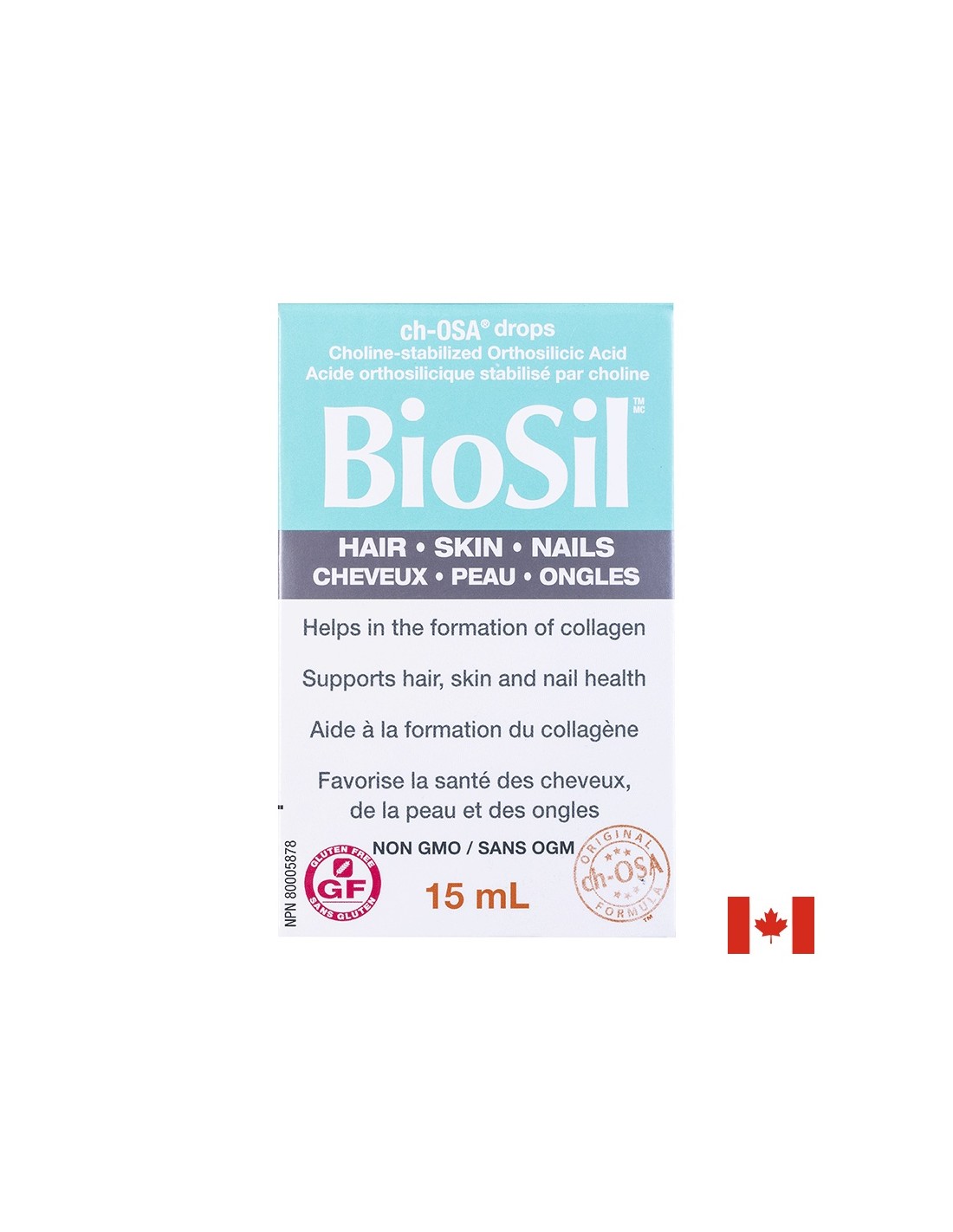 BIOSIL™ Коса, кожа и нокти, 15 мл / 30 дневни дози BIOSIL™ Коса, кожа и нокти, 15 мл / 30 дневни дози