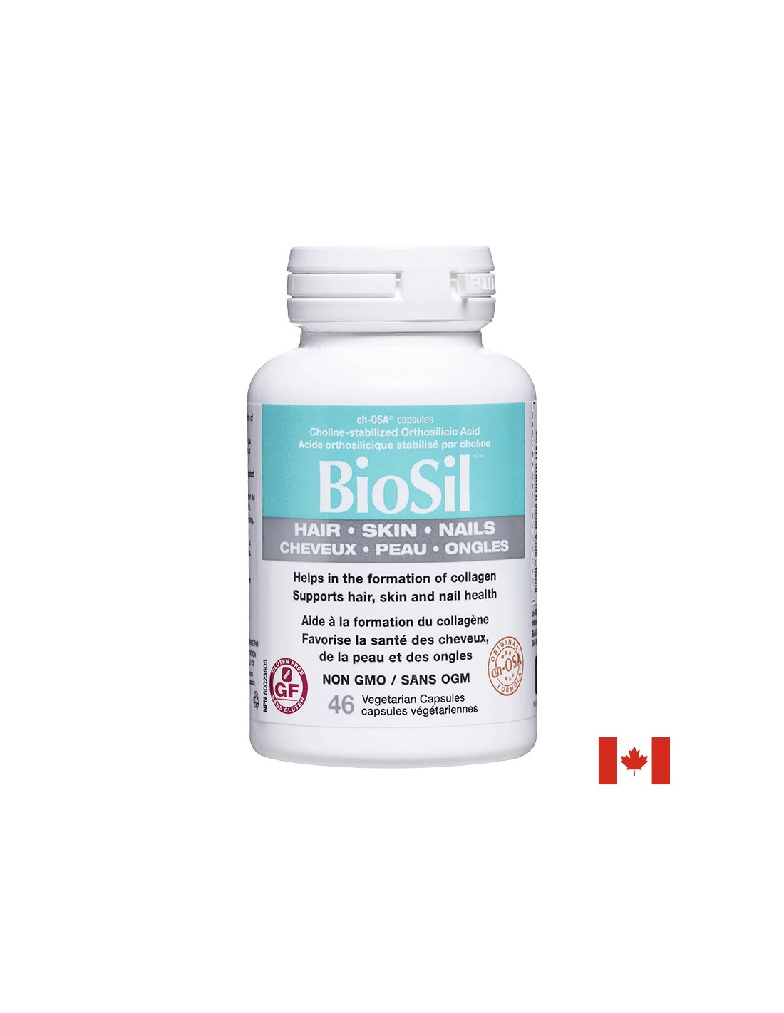 BIOSIL™ Коса, кожа и нокти, 118 мг х 46 капсули BIOSIL™ Коса, кожа и нокти, 118 мг х 46 капсули