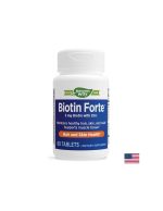 Nature’s Way, Biotin Forte® – Биотин форте® с цинк, 60 таблетки