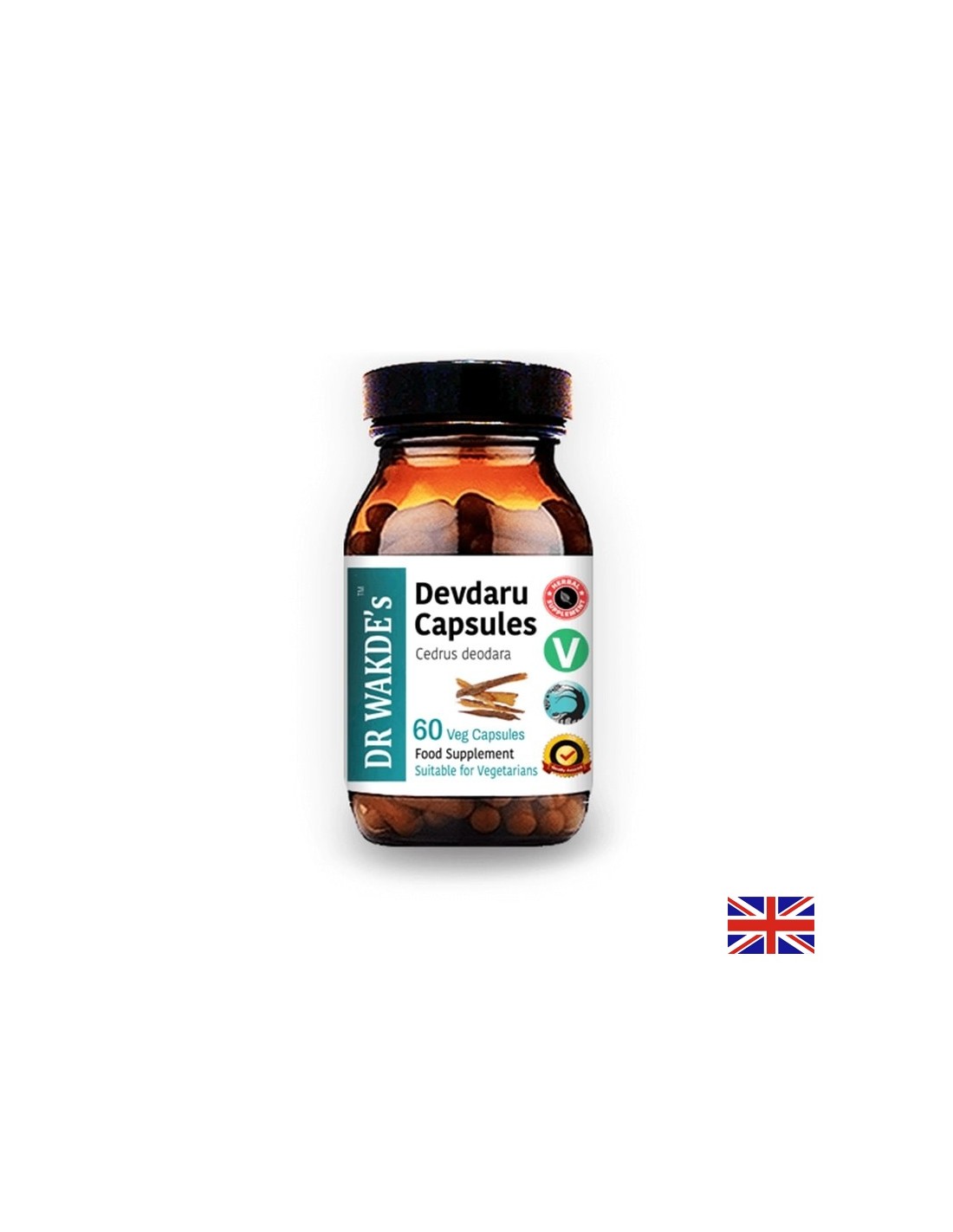 Devdaru / Хималайски кедър Аюрведа, 60 капсули DR WAKDE’s