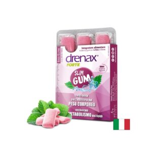 Дренакс Форте Дъвки за отслабване със зелен чай - Slim Gum, 9 броя