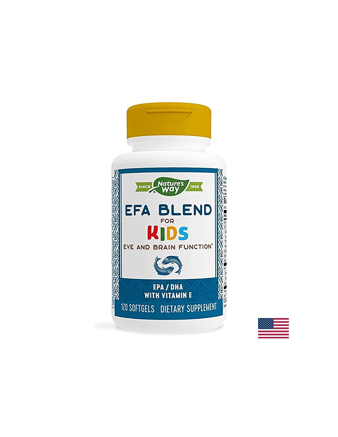 EFA Blend for Kids / Омега-3-6 за деца Efa Blend, 120 софтгел капсули, EFA Blend for Kids / Омега-3-6 за деца Efa Blend, 120 софтгел капсули,