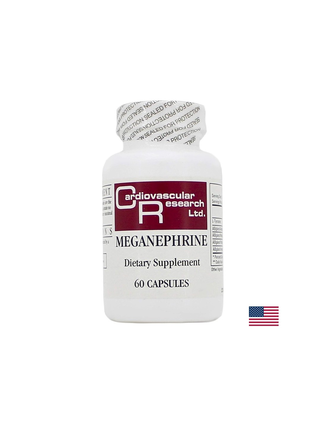 Ендокринна система - Меганефрин - Meganephrine, 60 капсули