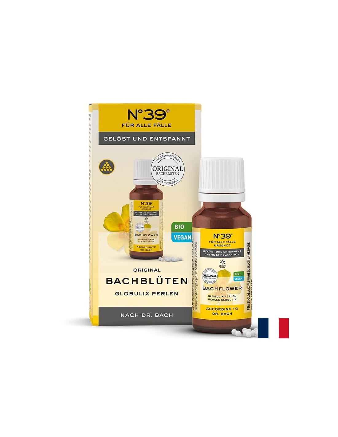 Глобули на д-р Бах N°39 – Спешни случаи, 20 g Lemon Pharma