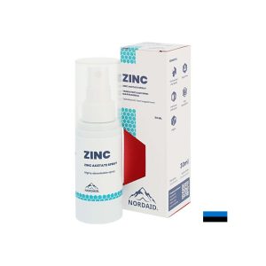 Цинк (ацетат), спрей с вкус на мента 30 ml/ 200 впръсквания Nordaid