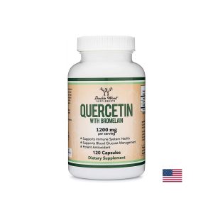 Имунитет - Кверцетин 1000mg + Бромелаин 200mg, 120 капсули Double Wood