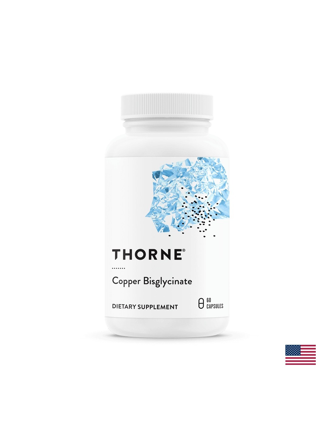Мед (бисглицинат) - антиоксидантна и имунна защита - Copper, 2 mg, 60 капсули Thorne