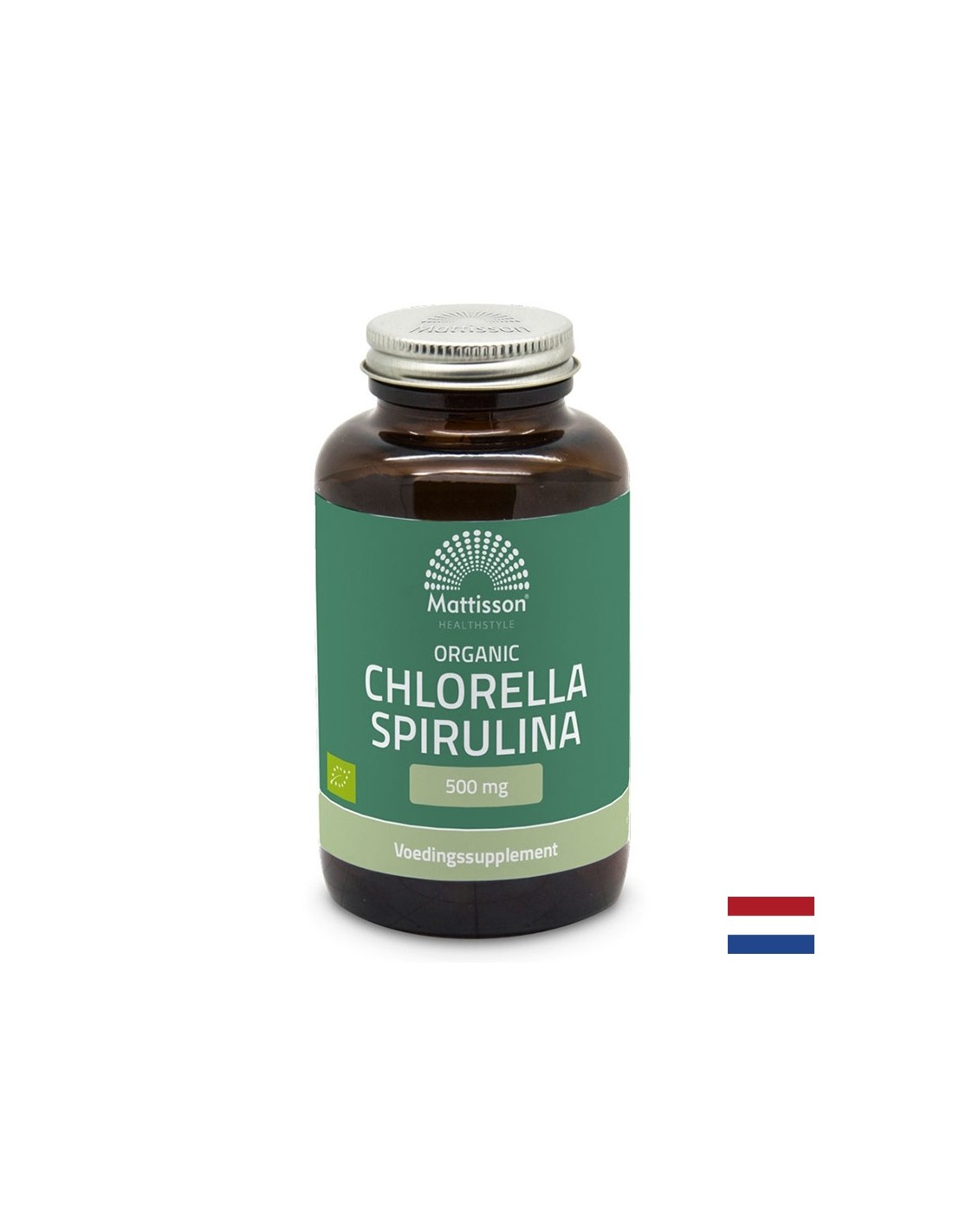 Имунитет, супер антиоксидант - Хлорела и Спирулина, 500 mg x 240 таблетки Mattisson Healthstyle