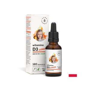 Имунна и костна система - Витамин D3 (800 IU) - за деца и възрастни, 30 ml капки Aura Herbals