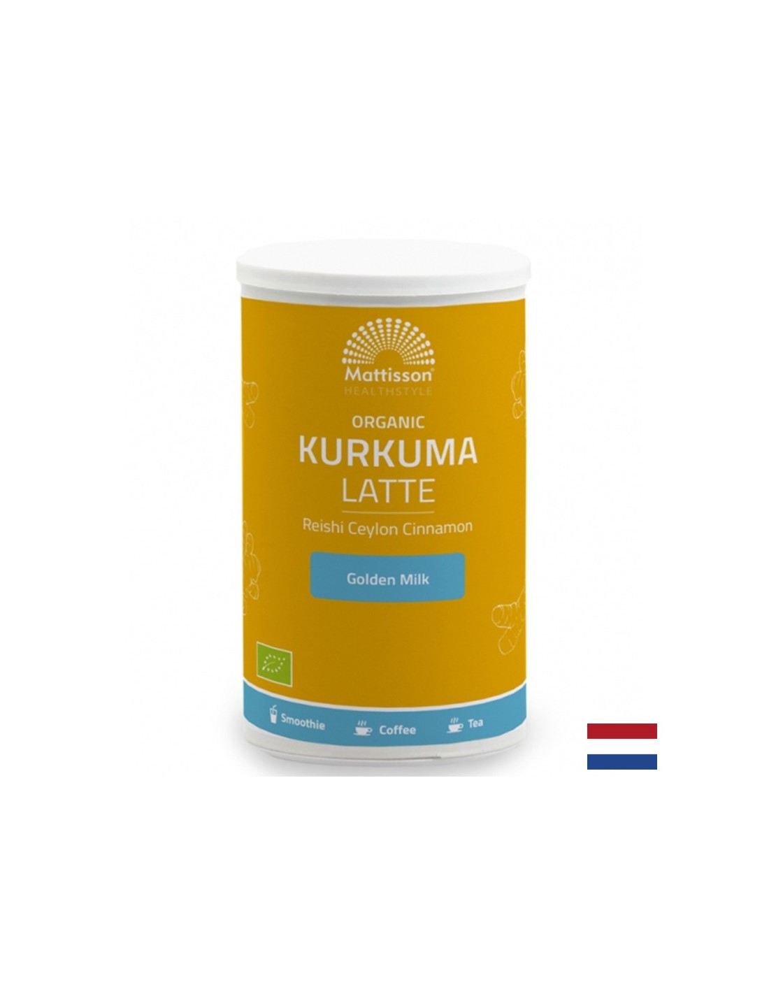 Лате Куркума с Рейши и Цейлонска канела Био, 160 g