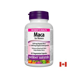 Maca for Women/ Мака за жени х 60 капсули Webber Naturals