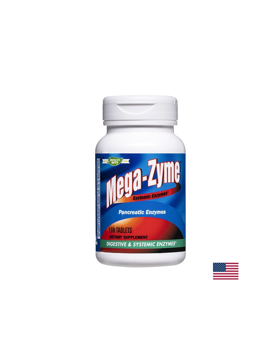 Mega-Zyme Pancreatic Enzymes - Панкреатични ензими x 100 Mega-Zyme Pancreatic Enzymes - Панкреатични ензими x 100