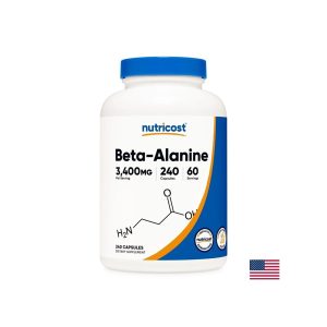 Мускулна маса – Бета аланин (Beta-Alanine), 240 капсули