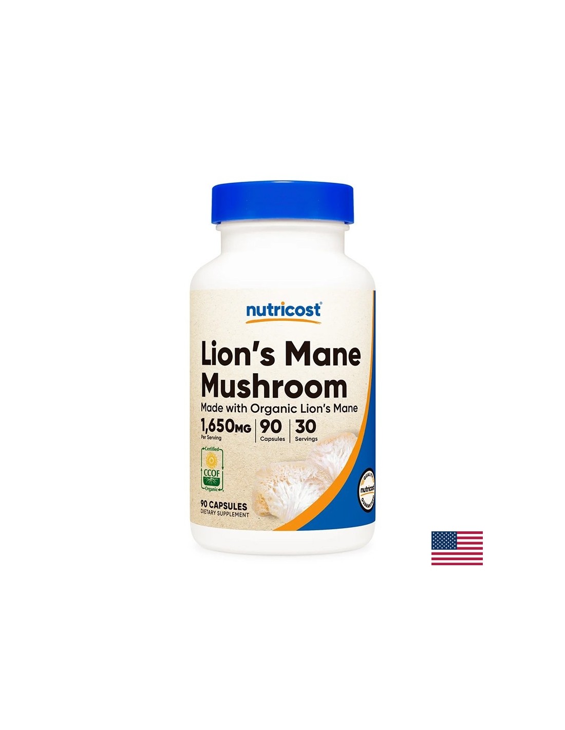 Нервна и мозъчна функция - Лъвска грива - Lion's Mane, 90 капсули