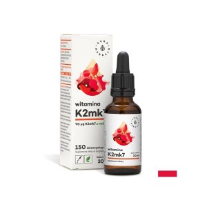 Подобрява плътността на костите - Витамин К2 (МК7), 30 ml капки Aura Herbals
