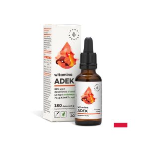 Подпомага костите, зъбите и имунитета - Витамин А, К2, D3, E - 30 ml капки Aura Herbals