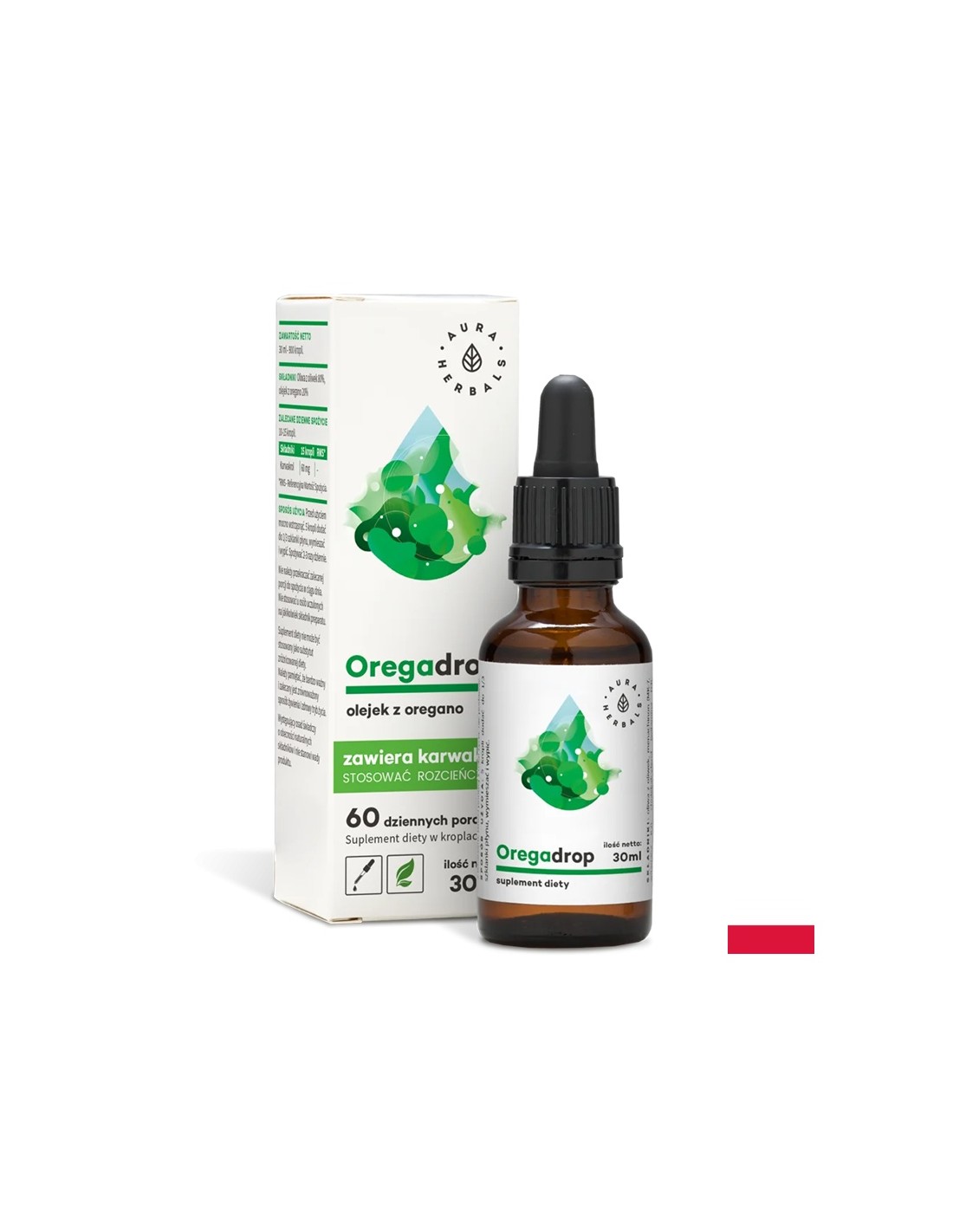 Подпомага стомашно-чревния тракт и дихателната система - Риган (масло), 30 ml капки Aura Herbals