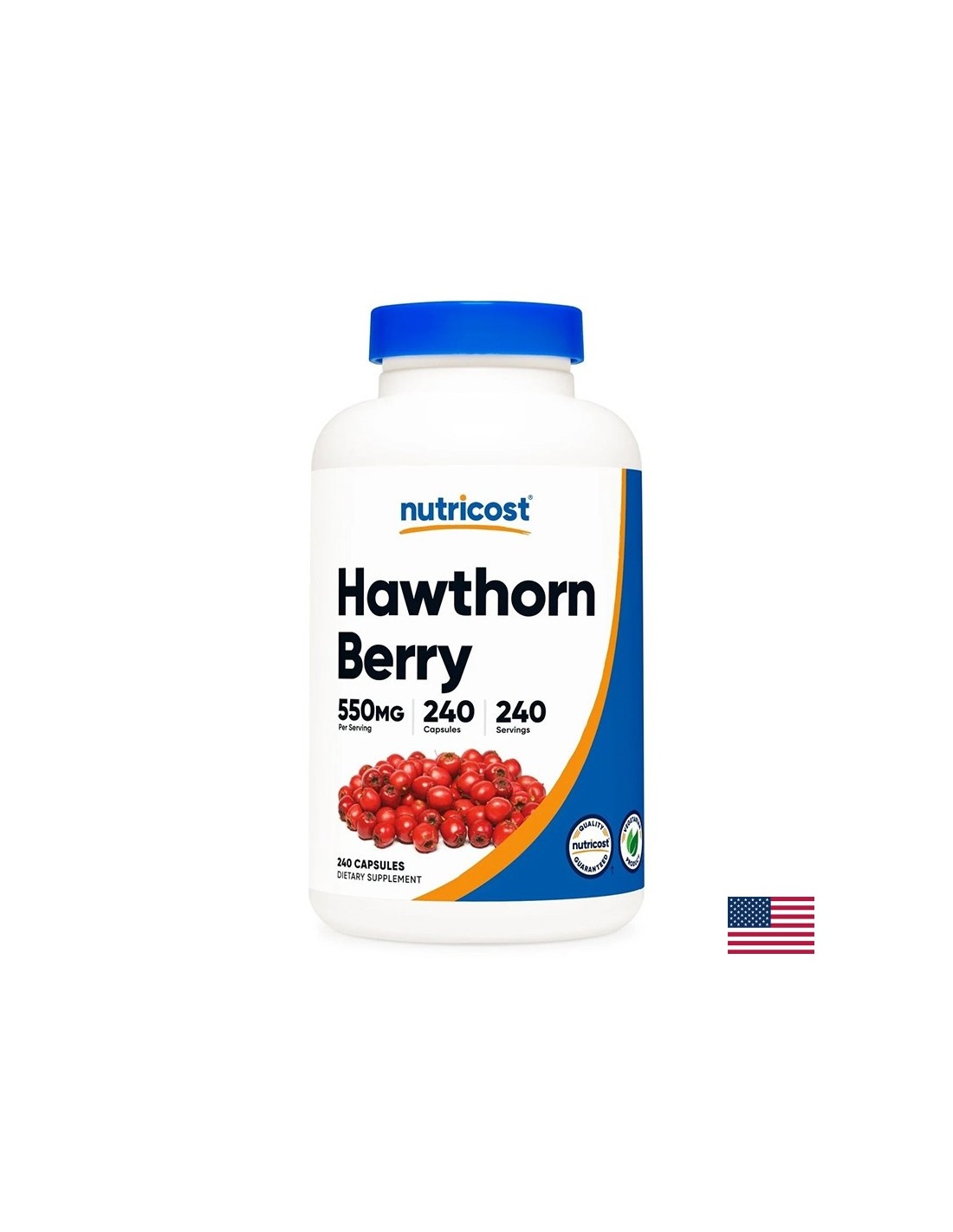 Сърце и нервна система - Глог (плод) 550 mg, 240 капсули