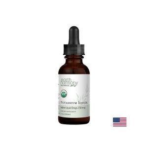 Щитовидна жлеза - Йод (калиев йодид), 125 µg х 29.6 ml капки Earth Harmony Naturals