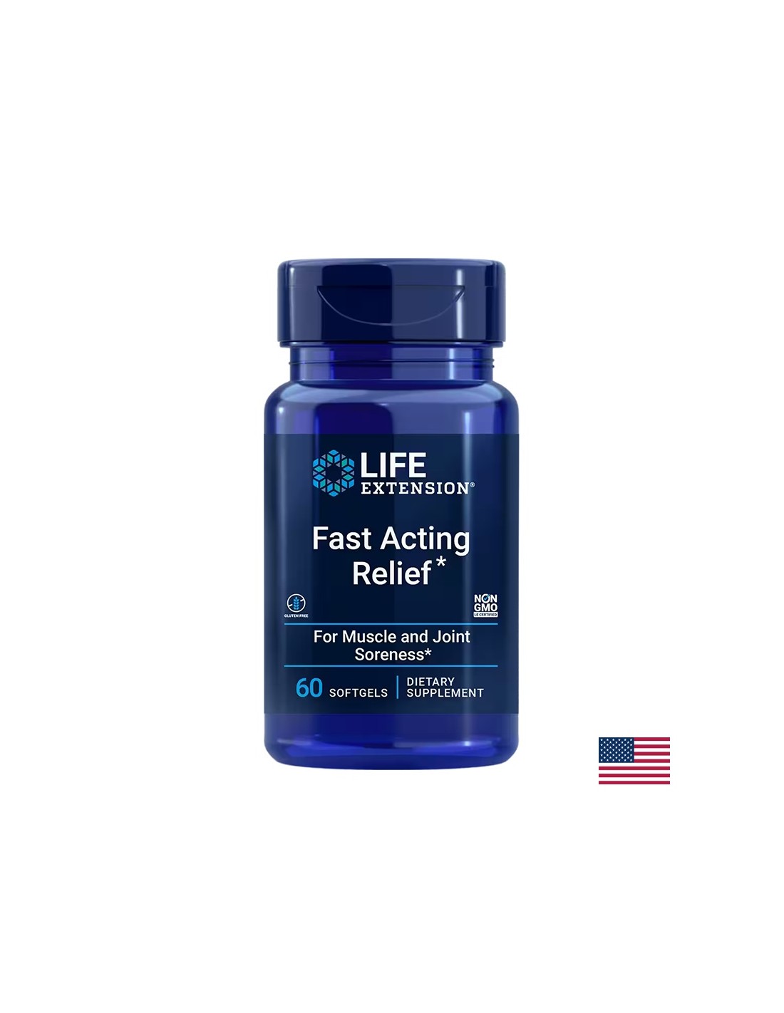 Fast Acting Relief, 60 софтгел капсули Fast Acting Relief, 60 софтгел капсули - за стави и мускули