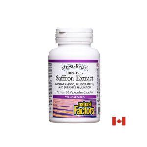 Natural Factors, Шафран (стандартизиран екстракт) 28 mg х 30 капсули