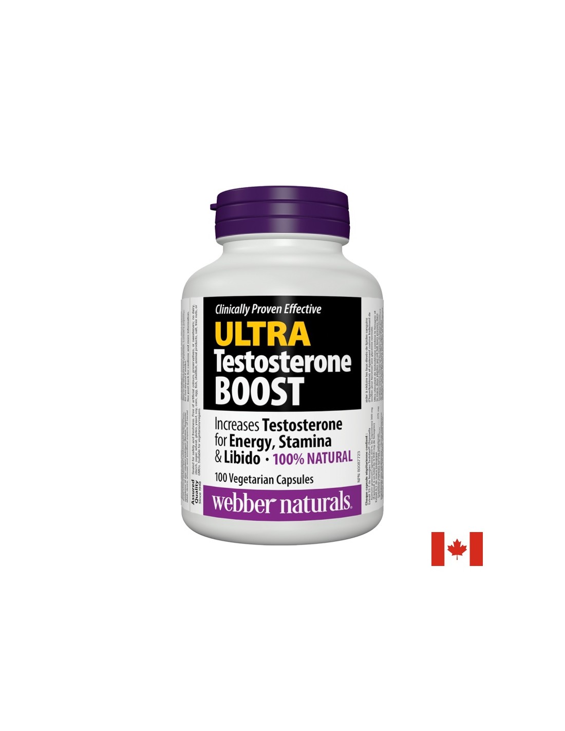 Ultra Testosterone Boost – Ултра тестостерон бууст, 100 капсули Ултра Тестостерон Бууст за мъже от Webber Naturals