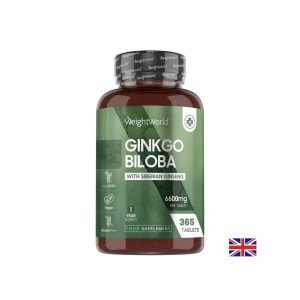 Mозъчна функция и кръвообращение - Гинко билоба 120 mg + Сибирски женшен 24 mg, 365 таблетки