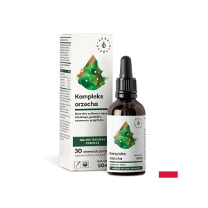 В подкрепа на сърцето, храносмилането и черния дроб - Орехов комплекс, 50 ml капки Aura Herbals