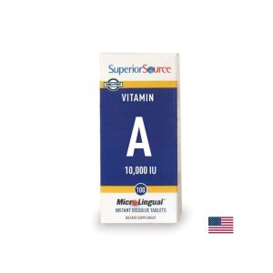 Витамин A , 3000 mg х 100 сублингвални таблетки Superior Source