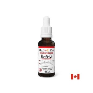 Здрави кости и превенция на остеопороза Витамин К2 А D3 течен 30 ml Natural Factors