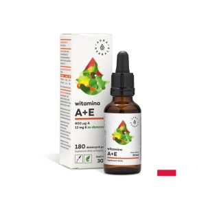 Зрение и имунитет - Витамин А (800 μg) + Е (12 mg), 30 ml капки Aura Herbals