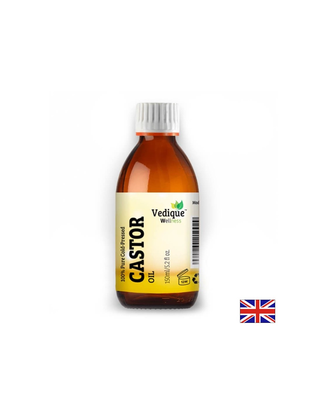 Рициново масло (Castor Oil) - при запек, за супер коса и кожа, 150 ml