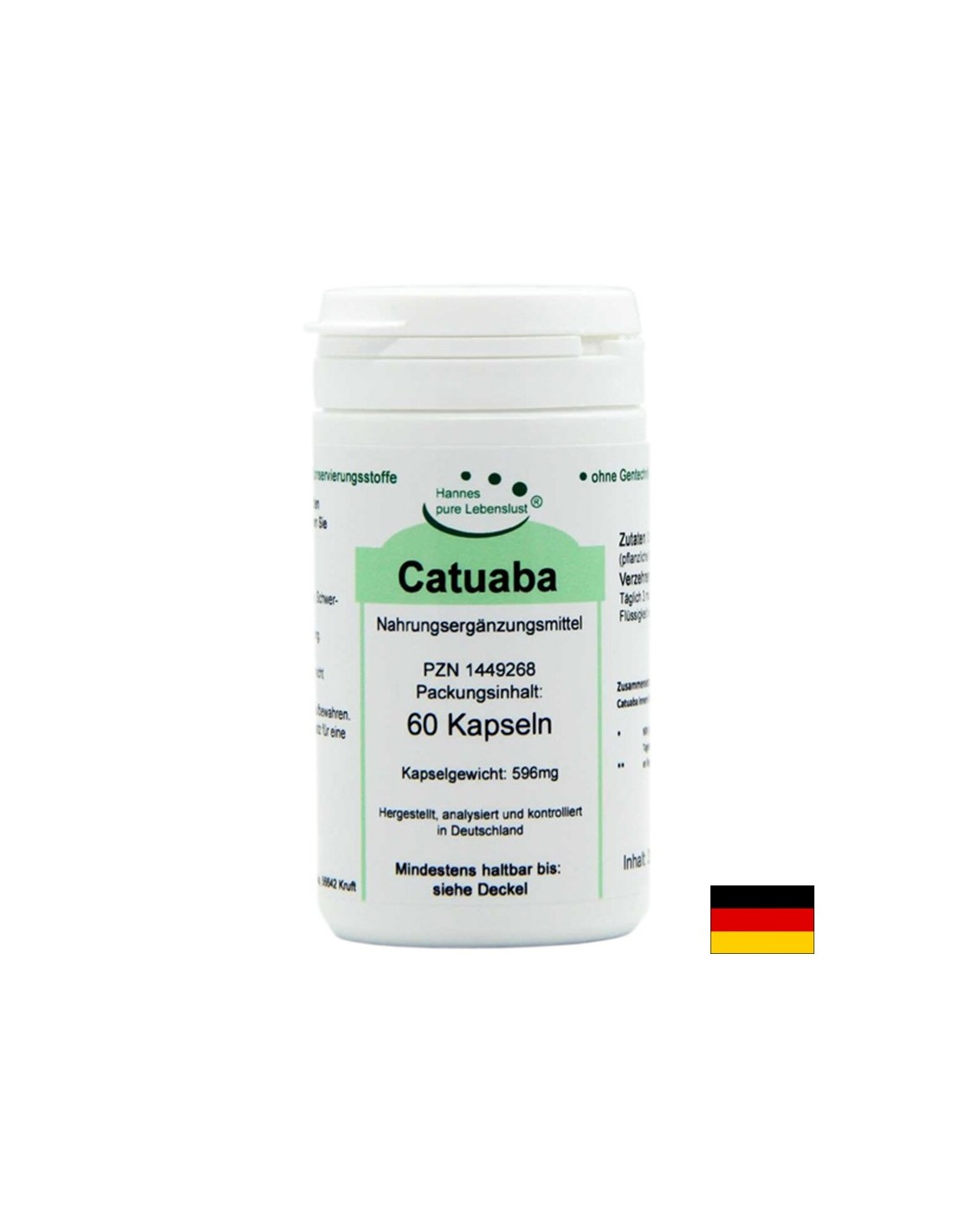 Catuaba - Катуаба - за нервната система, 60 капсули