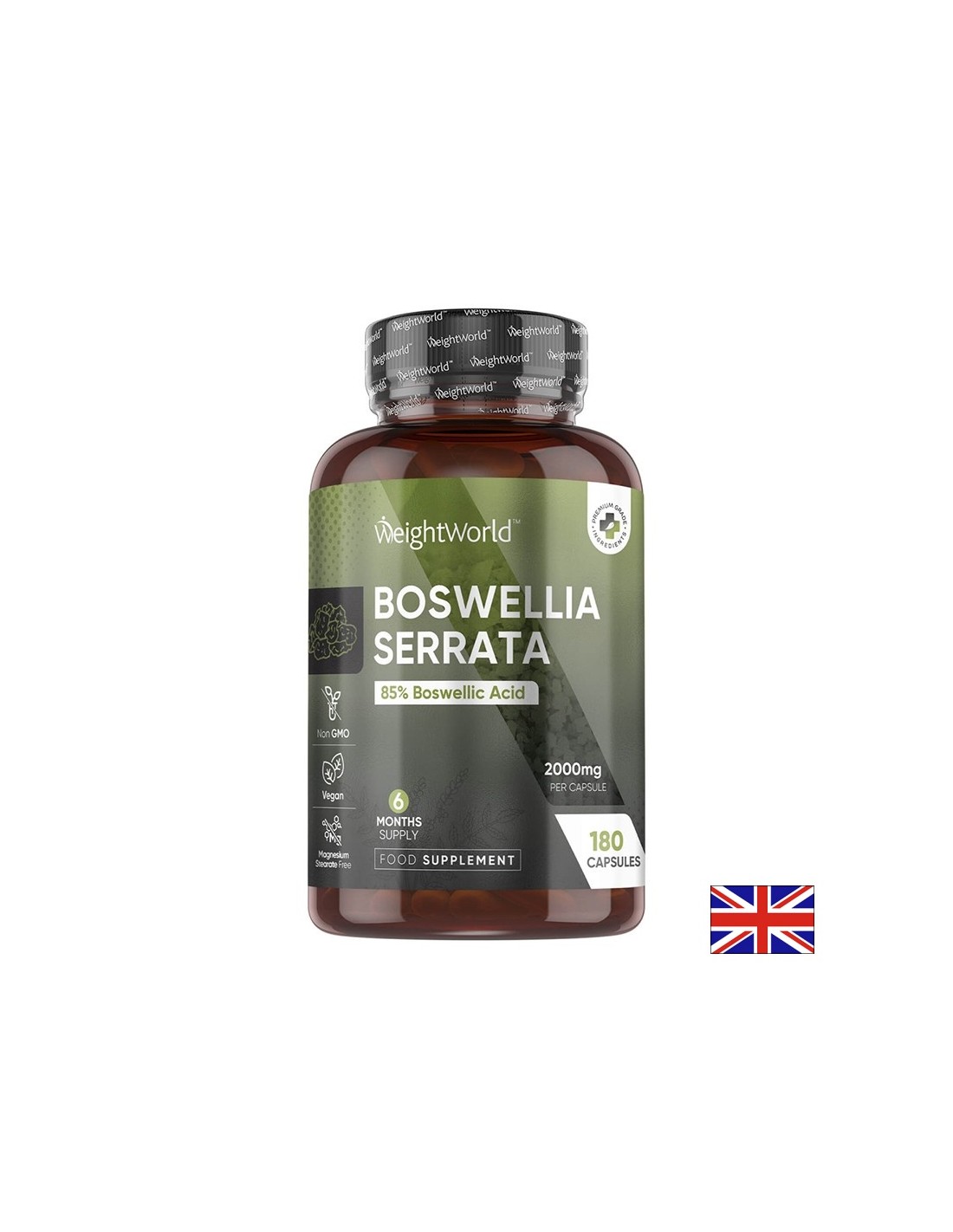 Босвелия, 2000 mg х 180 капсули Грижа за ставите - Босвелия, 2000 mg х 180 капсули